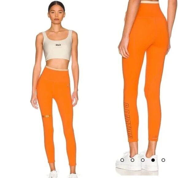 P.E Nation Uprise Legging in Nectarine SIze XS NWT Yoga Pilates Princess - Picture 1 of 12